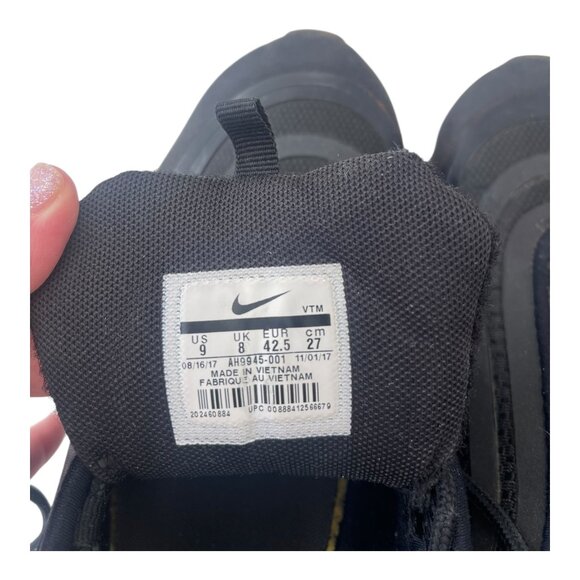 2017 Nike Air Max 97 Ultra Premium Black Rush Blue & Red Running Size 9 - Picture 6 of 8